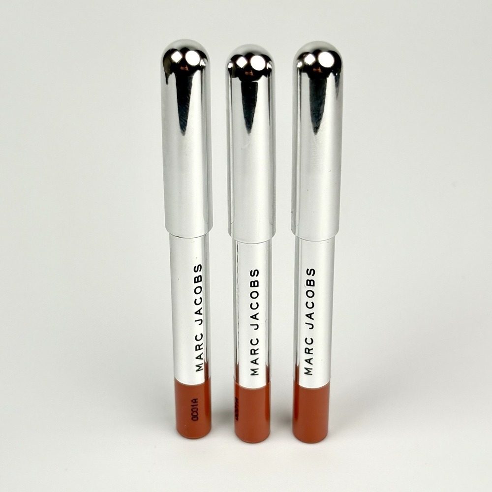 Marc Jacobs Set of 3x Poutliner Longwear Lip Pencil SUGAR HIGH Travel‎ Sz NEW